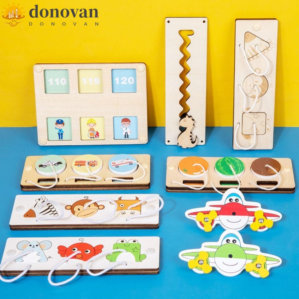 DODONVAN Busy Board DIY ปริศนาของเล่น, Busy Board Accessories Training Switch Function, Sensory Boar
