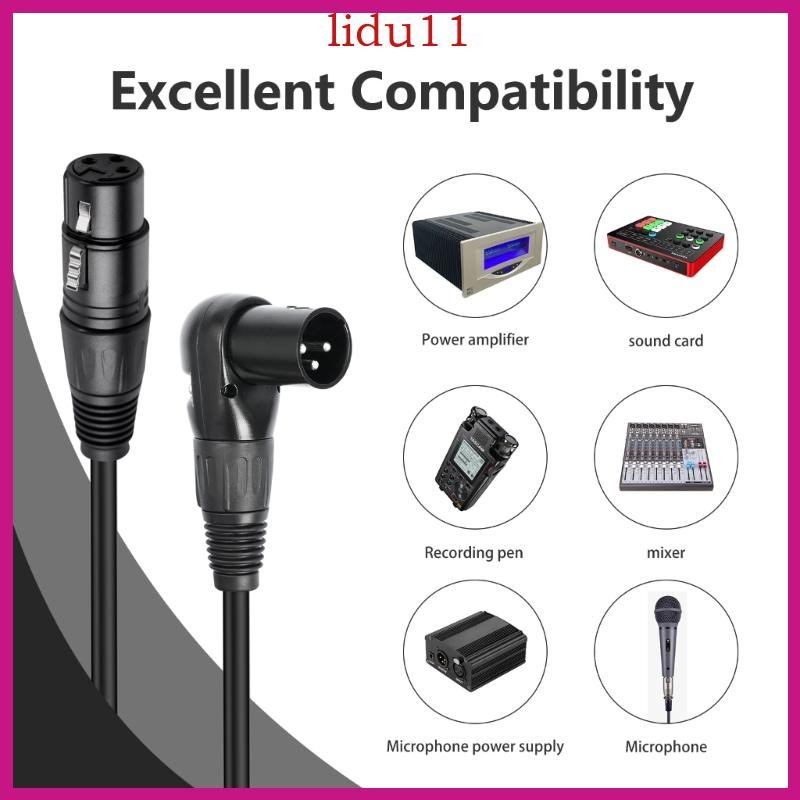 LID สายเชื่อมต่อ AUX 90° ชายกับหัวตรงสายหญิงสําหรับเกียร์เวที