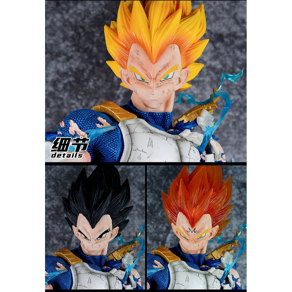 [ในสต็อก] [45ซม.] ฟิกเกอร์ขนาดใหญ่ Dragon Ball GK LX Super Saiyan Vegeta รูปปั้นมังกรสี่หัวสำหรับแสดง ราคา ถูกที่สุด ดีลบีเคเค แกลเลอรีภาพที่ 6