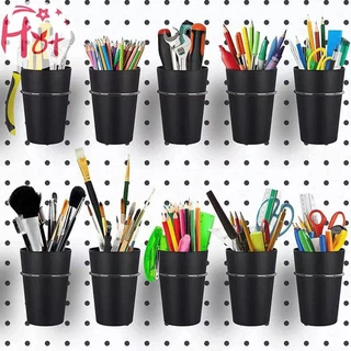 GE 1 ชุด Pegboard ถ้วยอุปกรณ์เสริมสําหรับ Craft Room Hook ตะกร้าริบบิ้นสกรูเครื่องมือสําหรับจัดระเบียบอุปกรณ์เสริมเครื่องมือ Square