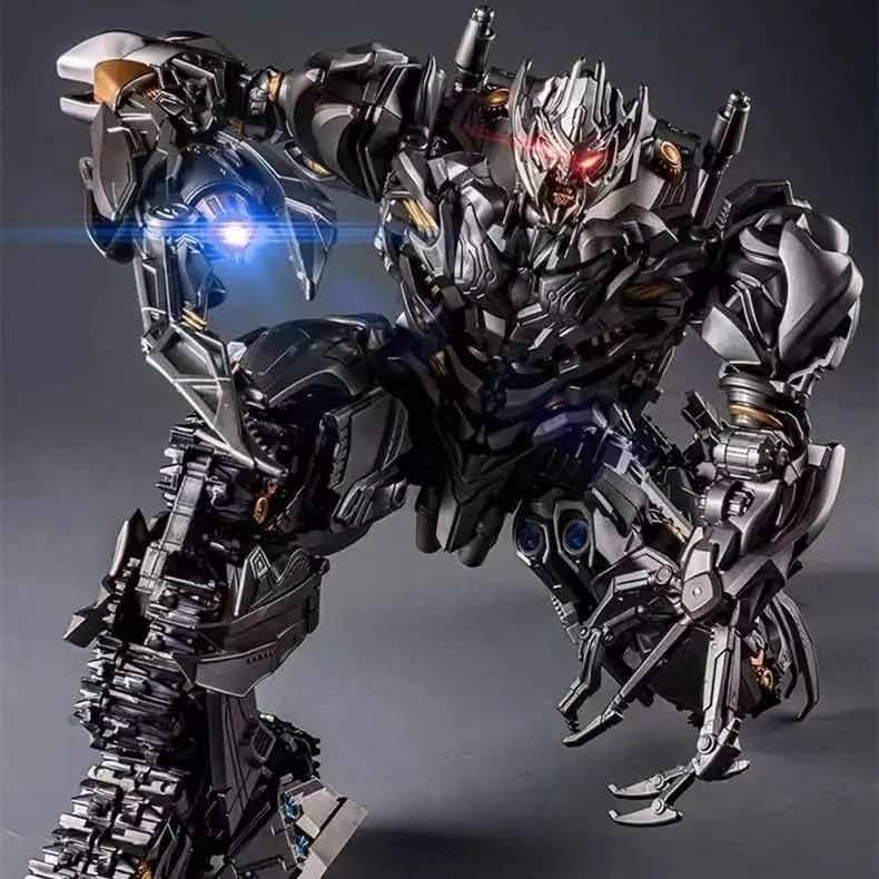 ของเล่นโมเดลหุ่นยนต์ Black Mamba LS06 Tanker Megatron Transformers Optimus Prime Decepticon ตัวผู้