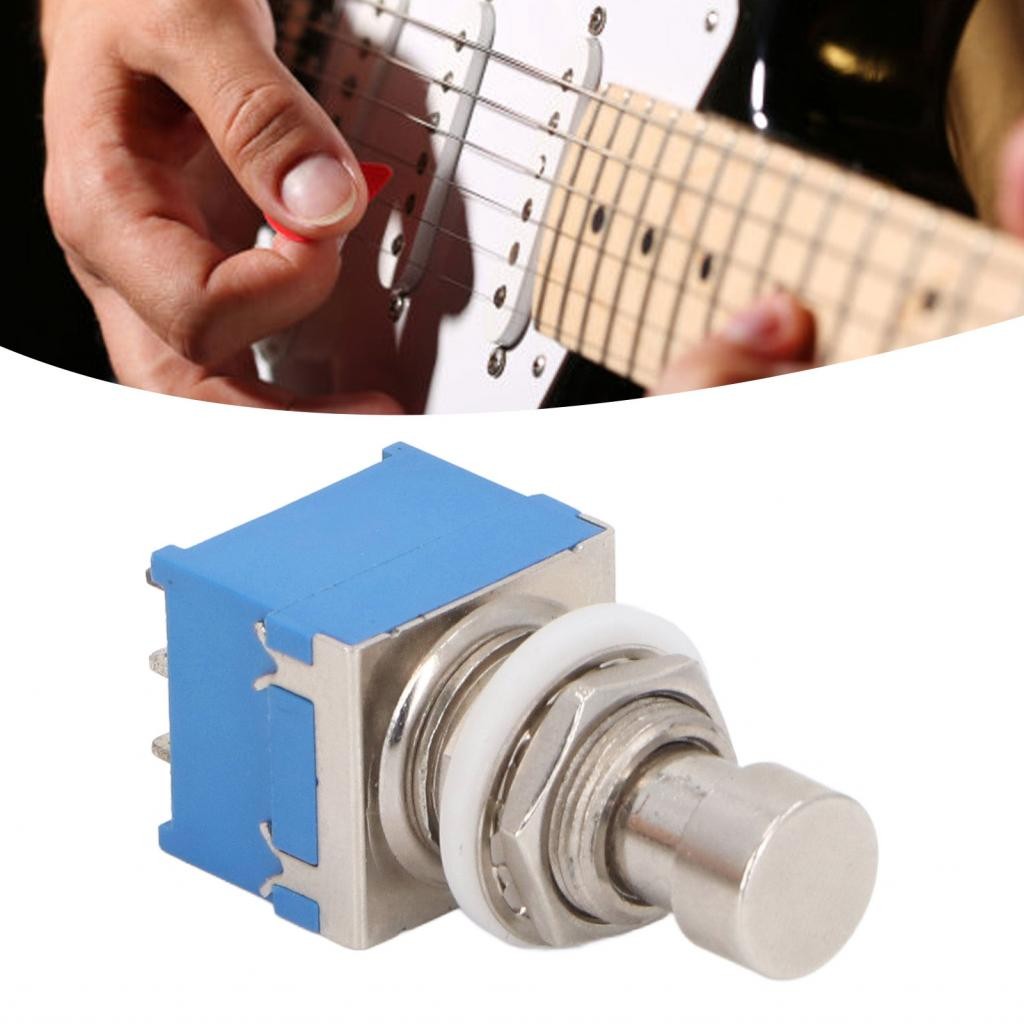 Guitar Effect Pedal Footswitch Foot Switch True Bypass 9 Pin 3pdt สำหรับอุปกรณ์เสียง