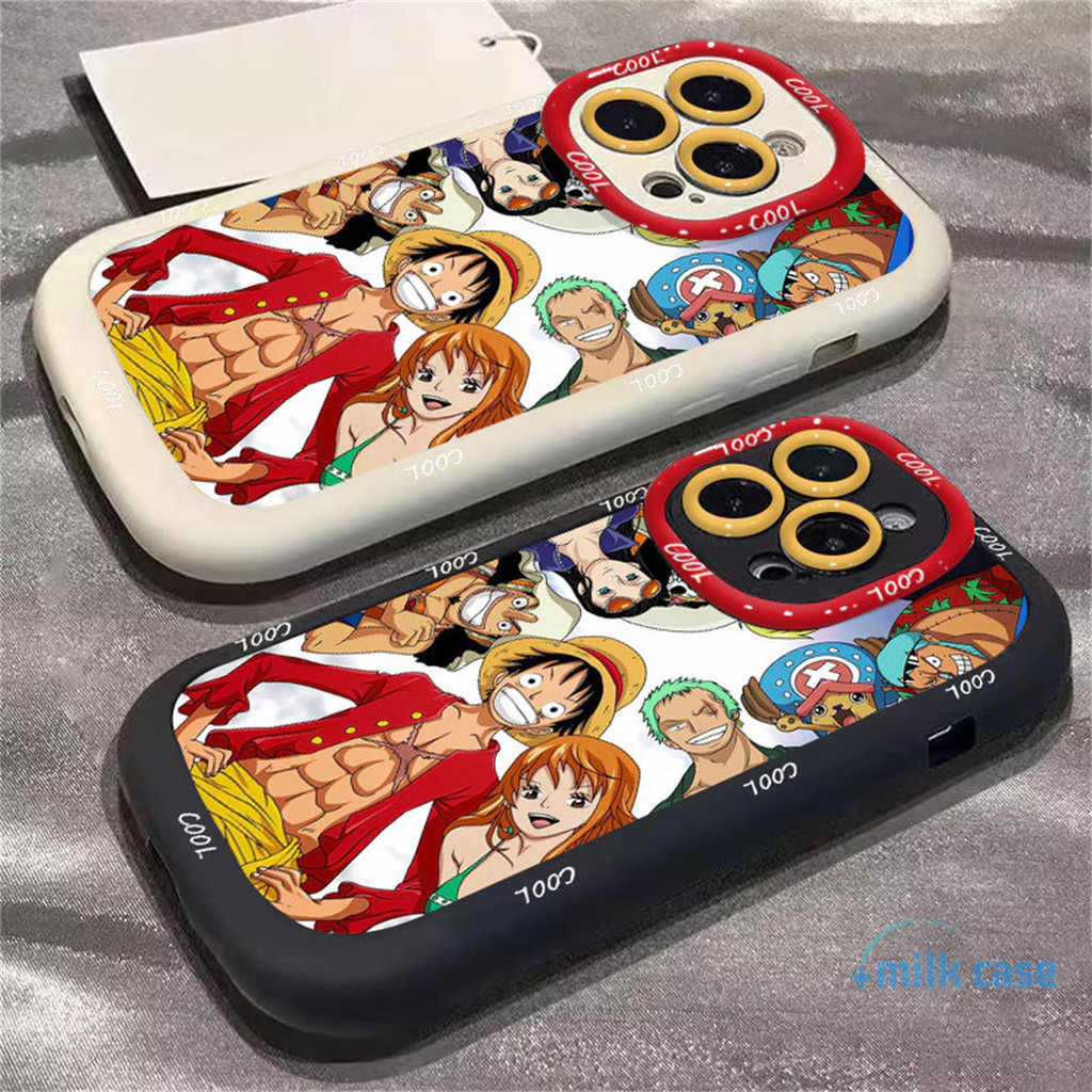 เคสไอโฟน การ์ตูนวันพีช สำหรับ IPhone 11 15 16 13 12 14 Pro Max XR X XS Max 7 8 15 Plus เคส IPhone เคสไอโฟน 13 11 P418