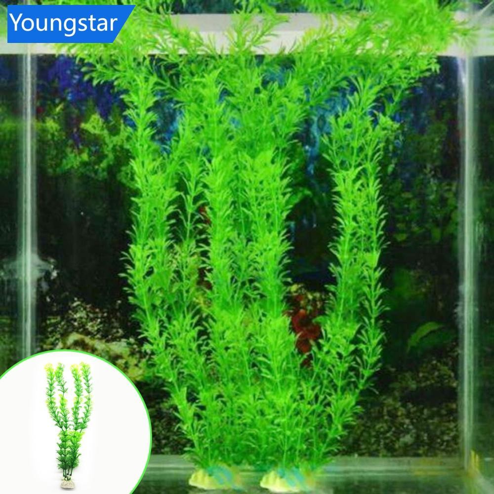 YOUNGSTAR 30 ซม.จําลองพืชประดิษฐ์ Aquarium Decor หญ้าน้ําวัชพืชเครื่องประดับพืชถังปลา Aquarium หญ้าอุปกรณ์ตกแต่ง J9K8