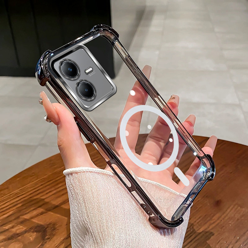 กันกระแทกCase สําหรับ Vivo Y22 2022 Y22S Y22T เคสโทรศัพท์ 2025 ใหม่การออกแบบแม่เหล็กความงามกรณี SZ15 - รูปที่ 4