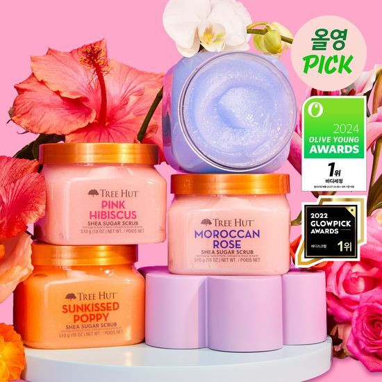 [TREE HUT] Shea Sugar Scrub 510g - Reveal Your Natural Beauty - จัดส่งจากประเทศเกาหลี