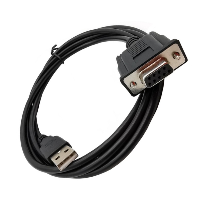QUU Plugs and Play USB to RS232 Serial Cable USB to RS232 อะแดปเตอร์แปลงสําหรับอุปกรณ์ง่าย Integrati