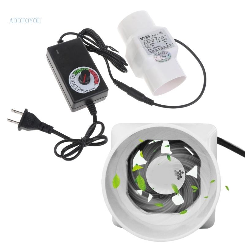 3C AC100-240V 2 นิ้วพัดลมดูดอากาศระบายอากาศ Vent Air Extractor สําหรับ Grow เต็นท์ห้องครัวโรงรถสัตว์เลี้ยงห้องน้ํา