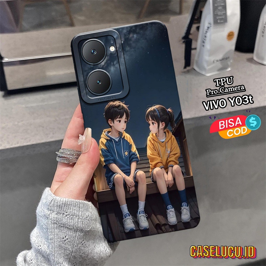 HP Vivo Y03 / Y03t เคสแฟชั่นล่าสุดคู่ Vivo Y03 / Y03t Soft Case Vivo Y03 / Y03t เคสโทรศัพท์ซิลิโคนเค