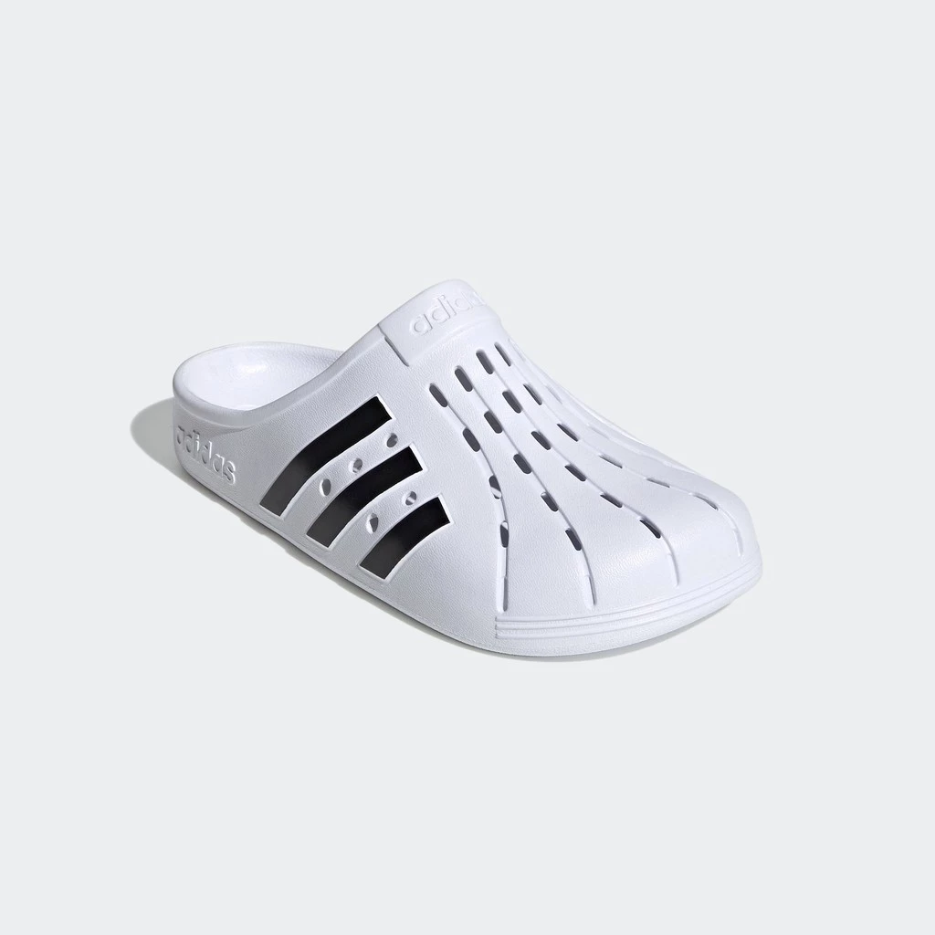 adidas ว่ายน้ำ & ไลฟ์สไตล์ รองเท้าคล็อก Adilette Unisex สีขาว FY8970 thumbnail 6