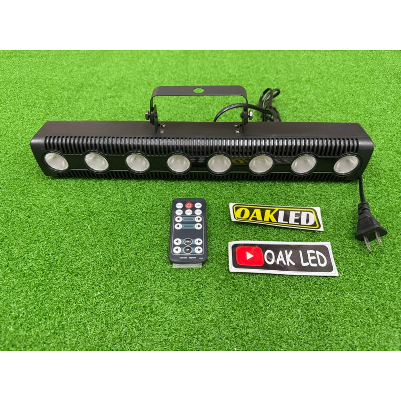 ไฟเธค ไฟปาร์ตี้ ไฟparled par 8 led หลอด RGBW ใช้ย้อมฉากเวที ไฟการแสดง ใช้ไฟฟ้า220โวลต์