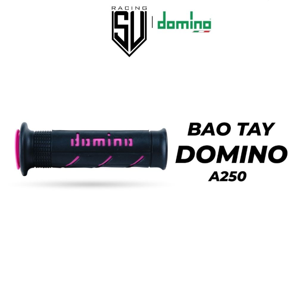ถุงมือ Domino Road Racing A250 - สีดํา/ชมพู
