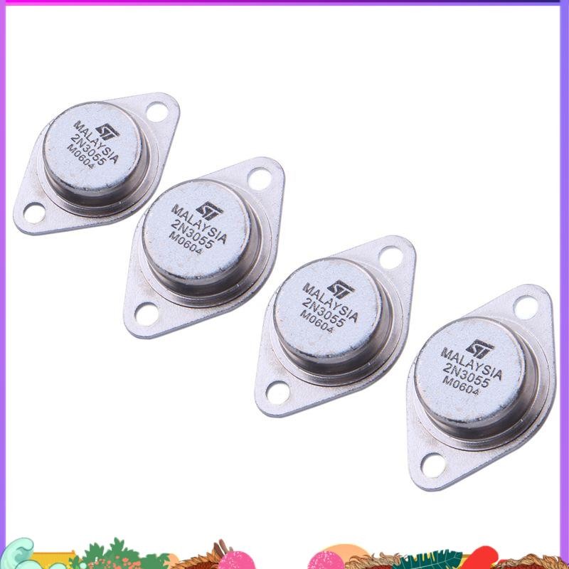 Super 4 x 2N3055 15A 60V NPN AF ทรานซิสเตอร์พลังงานเสียง TO-3