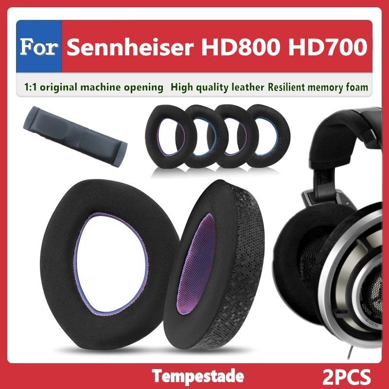 สําหรับ Sennheiser HD800 HD700 Earmuffs แผ่นรองหูฟังหูฟัง Earmuffs เปลี่ยนแผ่นรองหูฟัง