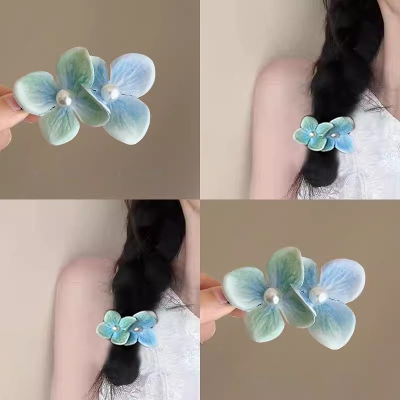 🌸Cute🌸กิ๊บติดผมลายดอกไม้ แฟชั่นสําหรับผู้หญิงสไตล์เกาหลีเครื่องประดับผมกิ๊บy2kพร้อมส่งในไทย