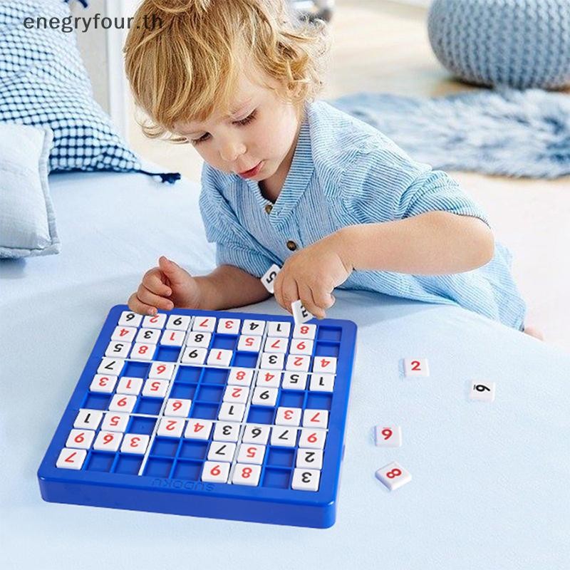 ของขวัญและของเล่นเกมกระดาน ซูโดกุ มอนเตสซอรี่ หลักการศึกษาเกมตรรกะอ้างอิงสําหรับเด็กเกมกระดานคลาสสิกจํานวนของเล่น .