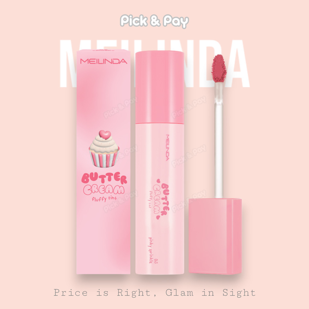 Meilinda Butter cream fluffy tint ลิป ลิปแมทท์ (MC2076)