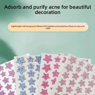40 ชิ้น Glitter Star Acne Patch Hydrocolloid Skin Care สิวสิวแพทช์