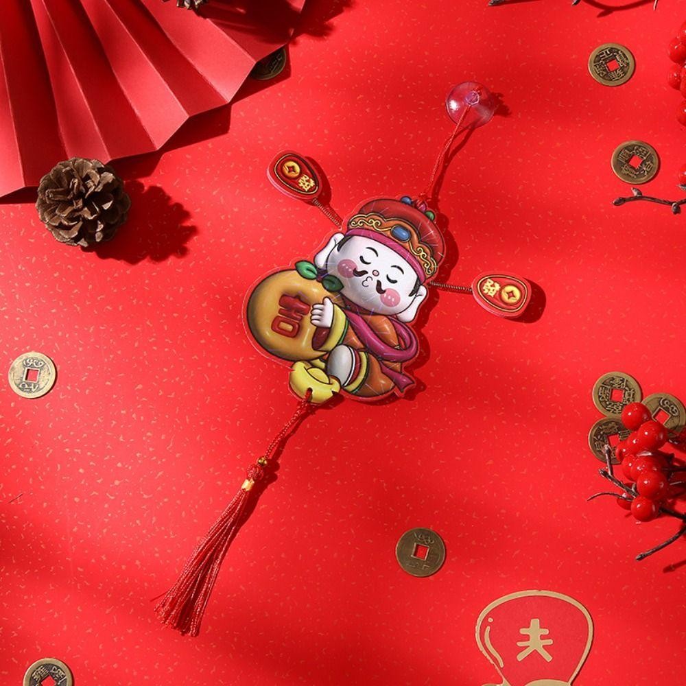 ฟูหุย จีนเทพเจ้าแห่งความมั่งคั่งแม่เหล็กติดตู้เย็น,การ์ตูนโบราณเทพเจ้าแห่งความมั่งคั่งแม่เหล็กตู้เย็น,เทศกาลหูฤดูใบไม้ผลิเทศกาลน่ารักงูปีแขวนตกแต่งในร่ม - รูปที่ 5