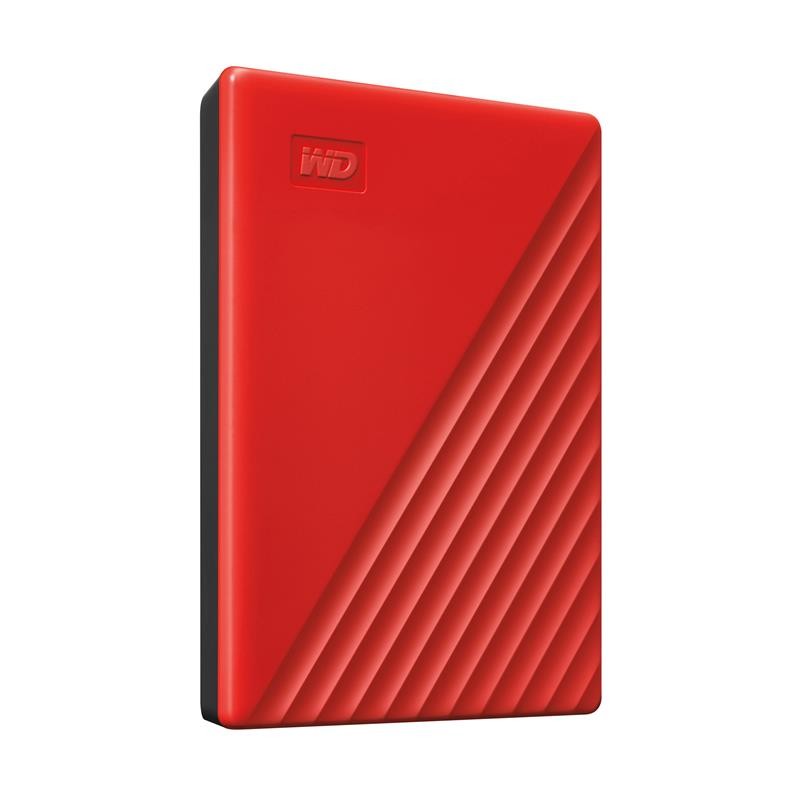 WD เอ็กซ์เทอร์นัลฮาร์ดดิสก์ รุ่น My Passport ความจุ 1TB สีแดง