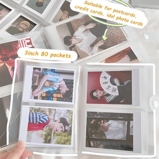 สมุดใส่การ์ด art toy อัลบั้มรูปโพลารอยด์ อัลบั้มรูปภาพ สําหรับใส่โฟโต้การ์ด สําหรับตกแต่งบ้าน ง่ายต่อการจัดเก็บ
