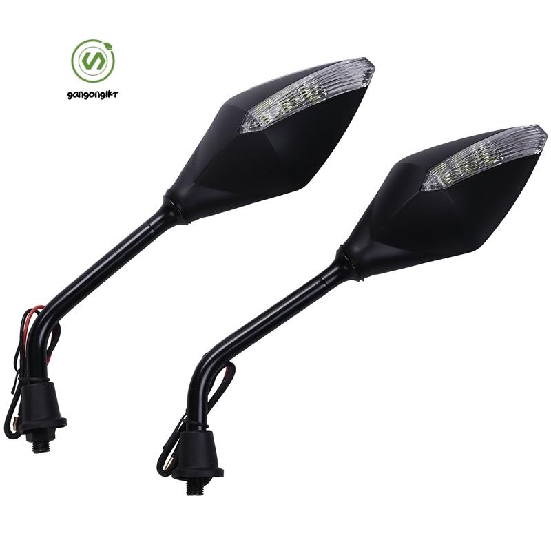 [gangong1kr]1 คู่รถจักรยานยนต์สากลไฟเลี้ยว Led มี 5 สีกระจกมองหลังรถจักรยานยนต์ตัวบ่งชี้สกู๊ตเตอร์กระจกรถจักรยานยนต์ ราคา ถูกที่สุด ดีลบีเคเค