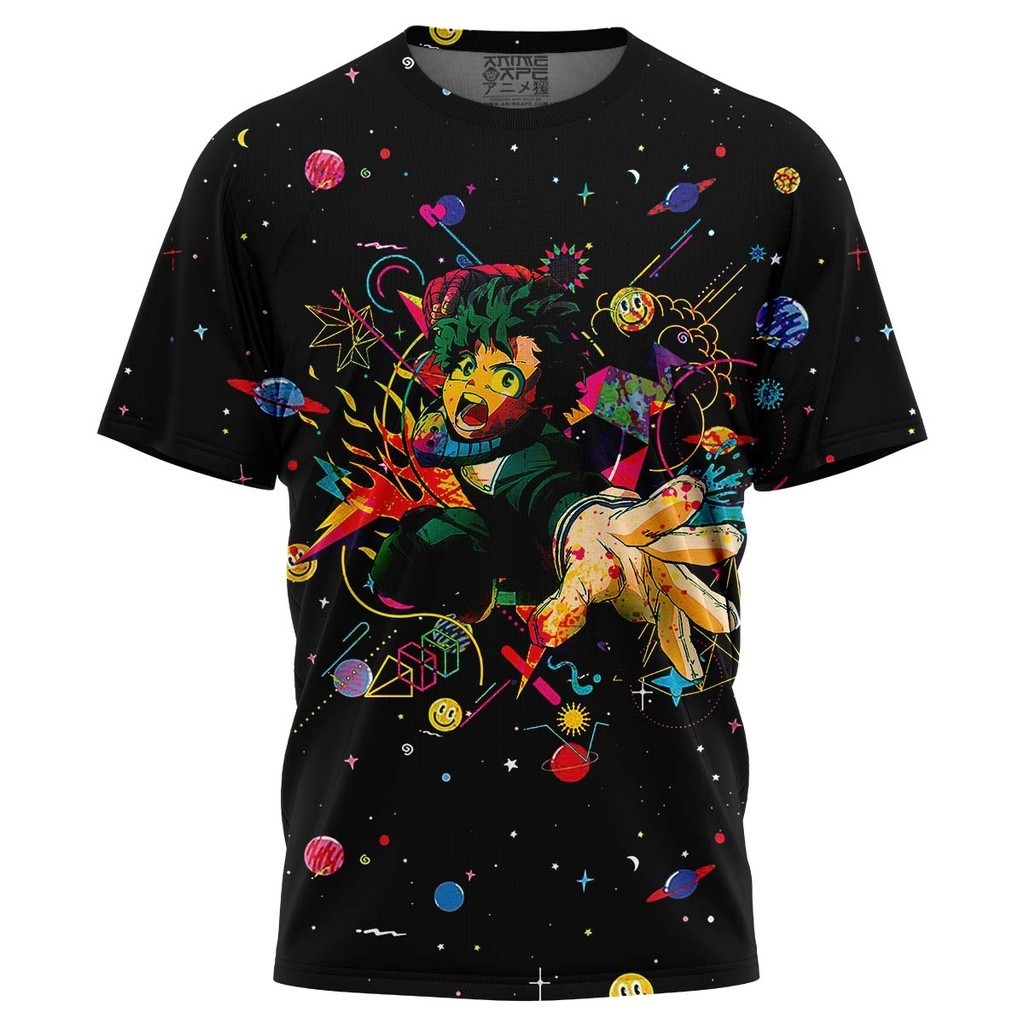 เสื้อยืด Retro Universe Deku My Hero Academia