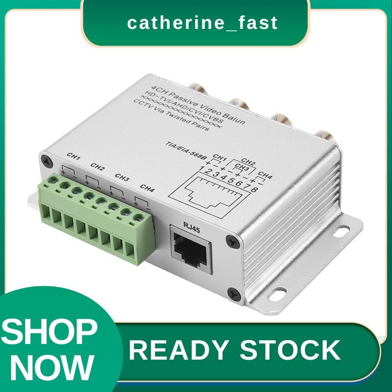 In Stock UTP 4 Channel Passive Video Balun Transceiver