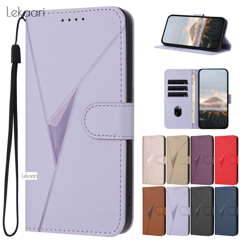 Simple Flip Case สําหรับ OPPO A5 A3 A3X A60 A80 Reno 13F 13 12F 11F 11 10 Pro 5G หนังกระเป๋าสตางค์แม่เหล็กผู้ถือบัตรปลอกโทรศัพท์
