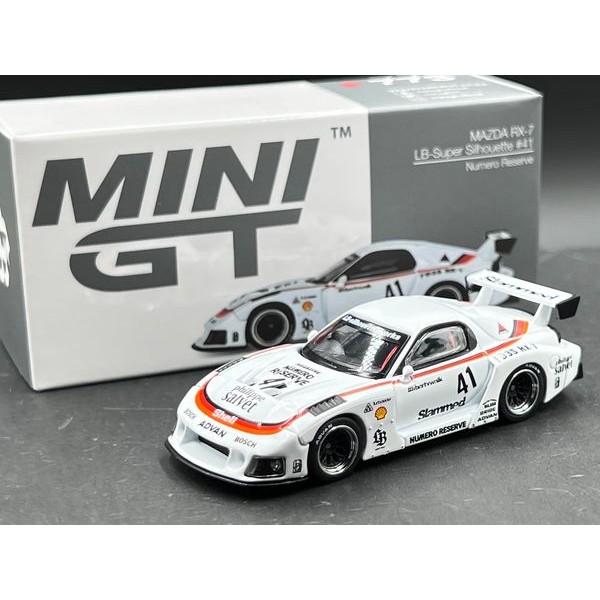 MINIGT MAZDA RX-7 LB-Super Silhouette #41 Numero Reserve