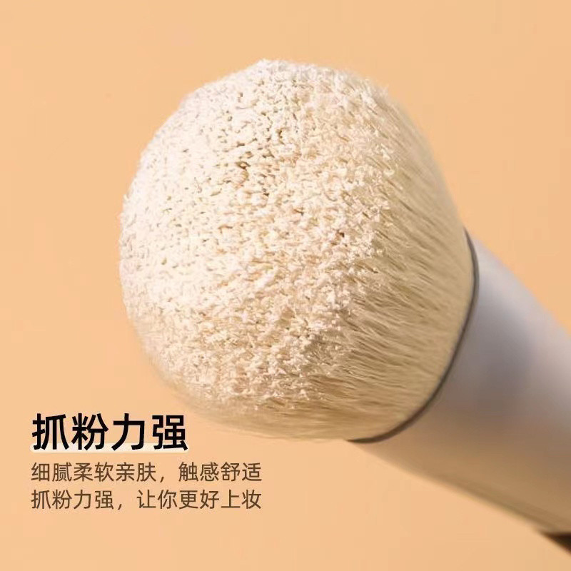 PIARA แปรงปัดแป้ง แปรงแต่งหน้าคอนทัวร์บลัชออน ขนแปรงนุ่มฟู แบบพกพา - รูปที่ 5