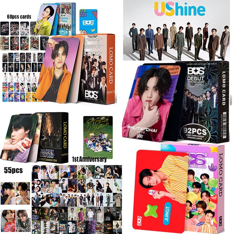 92 ชิ้น การ์ด bus Photocards เพราะคุณฉันส่องแสง 2024 การ์ด LOMO ทีมผู้ชาย Debut ใหม่