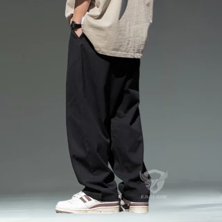 Eaglade Tactical Cargo Baggy Loose Pants for Men K2148 สีดํา B02