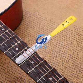 skjsqygxycGuitar Nut File ชุดเล็บ Puller ซ่อมเครื่องมือกีตาร์อุปกรณ์เสริมกีตาร์ Nut แฟ้มกีตาร์สแตนเลส Fret แฟ้ม 3 ชิ้น