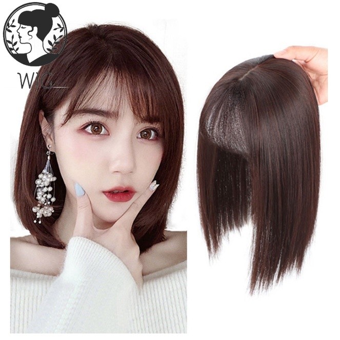 KTY วิกปิดผมขาว เพิ่มผมหนา แฮร์พีชปิดผมบาง แบบกิ๊บติดง่าย เหมือนผมจริง