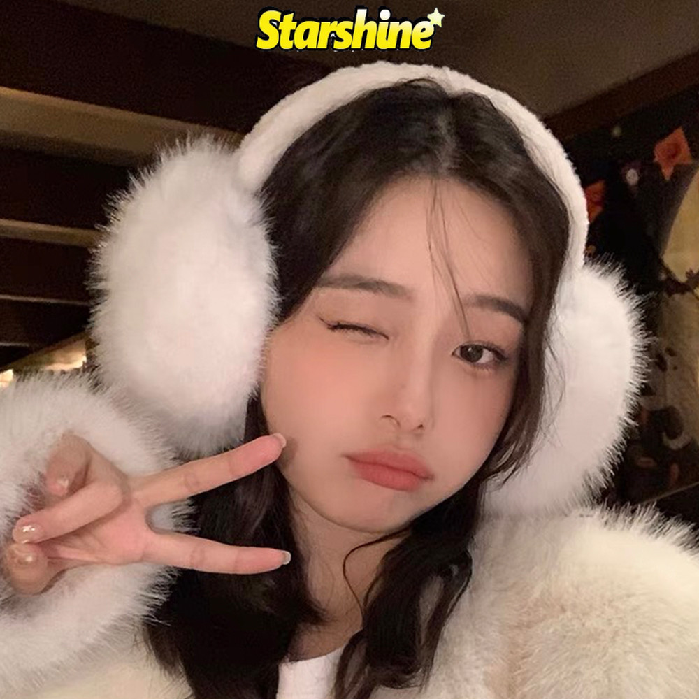ฤดูหนาว Warm Soft Thicken Plush Earmuffs-น่ารักพับหู-ขี่จักรยานกลางแจ้งอุ่นหู-เย็นป้องกัน,Windproof Ear Cover สําหรับผู้หญิงผู้ชาย