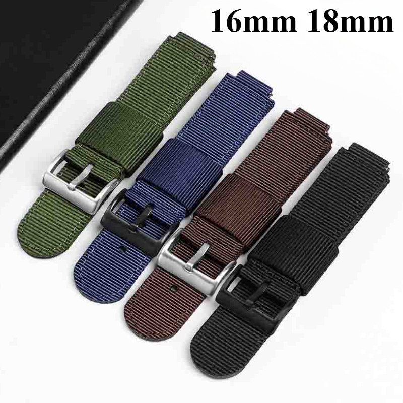 สายนาฬิกาไนลอน Quick Release Sport Watchband สําหรับ DW5600 GA100 GD100 6900 GA2100 AE1200 AQ-S810 W