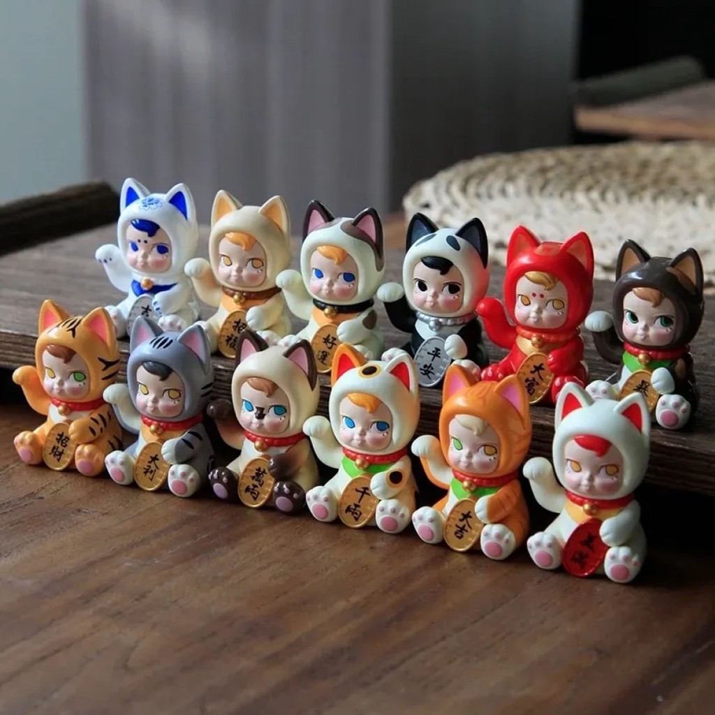 (ลุ้น Secret)(พร้อมส่งจากไทย) แมวกวัก V2 SamSam fortune cat Vol.2 - lucky cat Pows Nova X Kennyswork ของใหม่ พร้อมส่ง