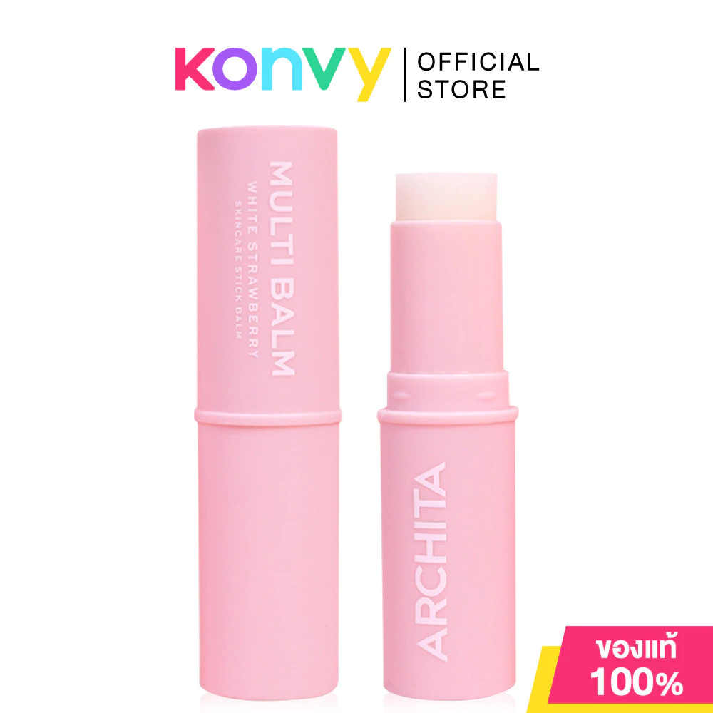 ARCHITA White Strawberry Skincare Stick Balm 7g อาชิตา สกินแคร์สติ๊ก.