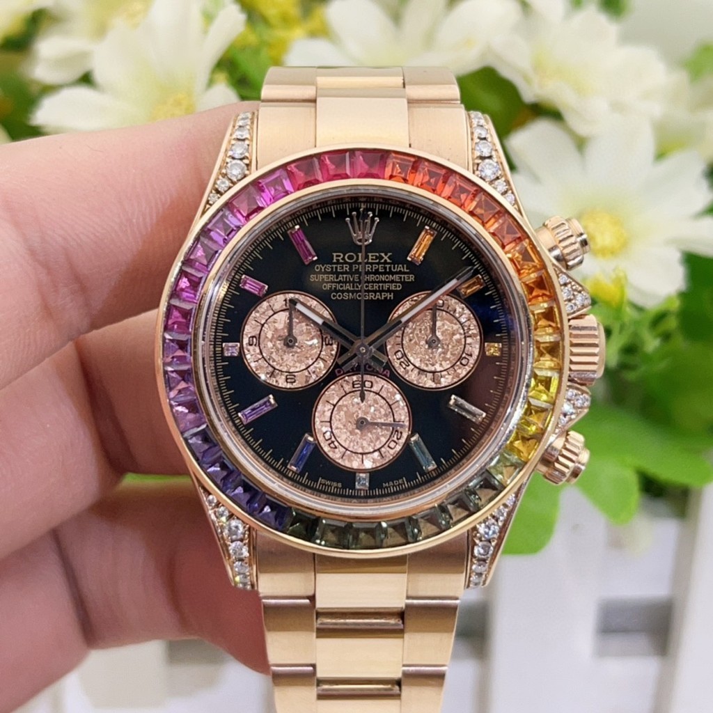 Rolex Rolex Daytona Series116505อัพเกรด116595เครื่องจักรอัตโนมัติ40มม