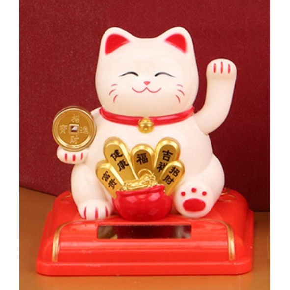 แมวกวัก ช่วยเสริมฮวงจุ้ย เสริมโชคลาภและความก้าวหน้า การค้าขายรุ่งเรืองยิ่งขึ้น กวักเงิน กวักทองเข้าบ้าน สุขภาพดี