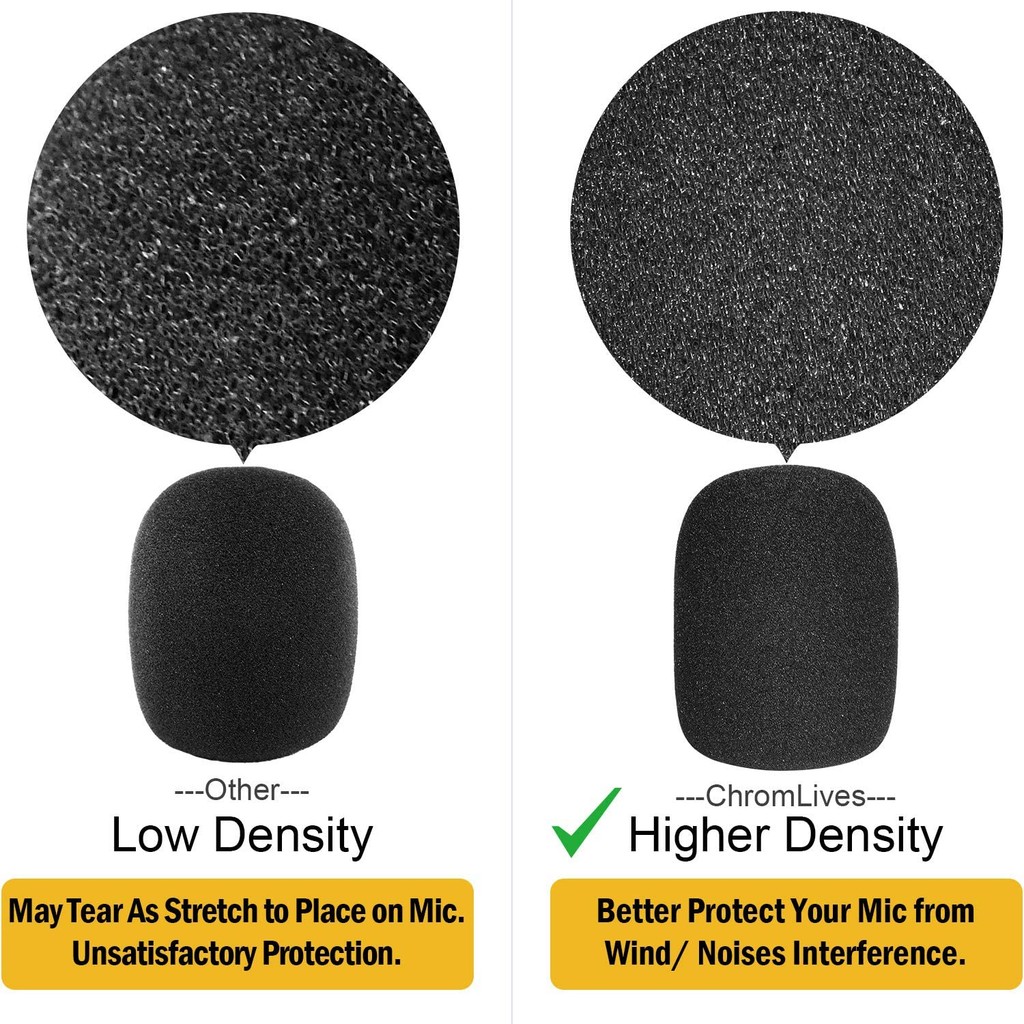 BUYBUYTECH (1 ชิ้น) ฟองน้ำไมค์โครโฟน Mic Sponge Foam รูปที่ 5