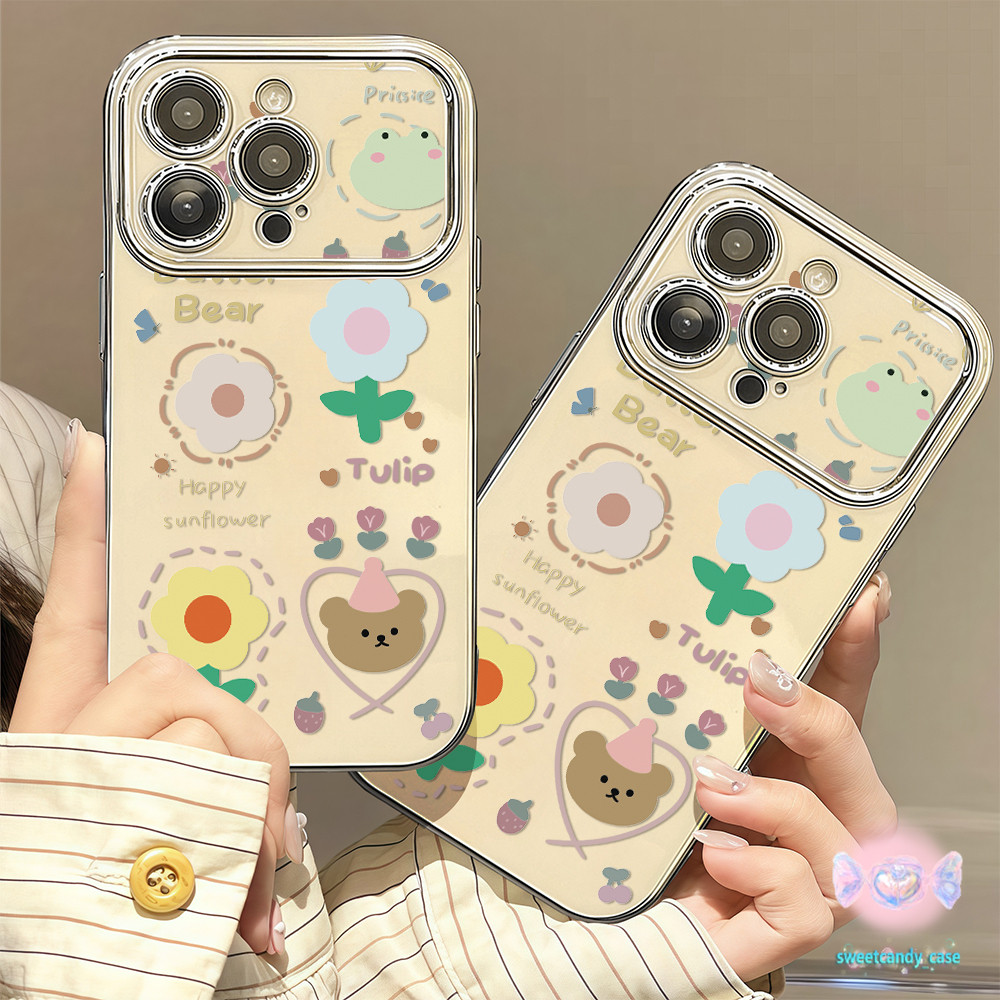 เคสอ่อนพรีเมี่ยม เคสน่ารักแฟชั่นล่าสุด iPhone 13 12 7Plus 14 15 11 16 Pro Max 8Plus X XR XS Max เคสf
