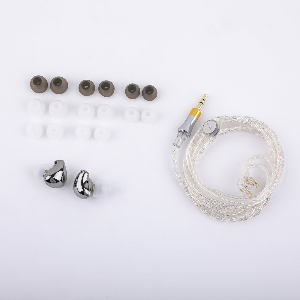 Blon BL03 II 10 มม.Dual-Chamber Dynamic Driver IEM Hifi หูฟัง 0.78 มม.2 พินที่ถอดออกได้สายความเข้ากันได้