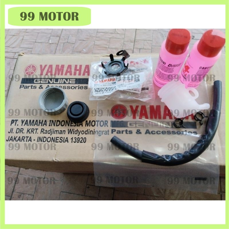 YAMAHA LCNEW 5SPEED Y15 ZR Y15ZR ปั๊มเบรกด้านหลังท่อ & CUP BELAKANG ขวดมาสเตอร์ RESERVOIR ฟรีน้ํามัน