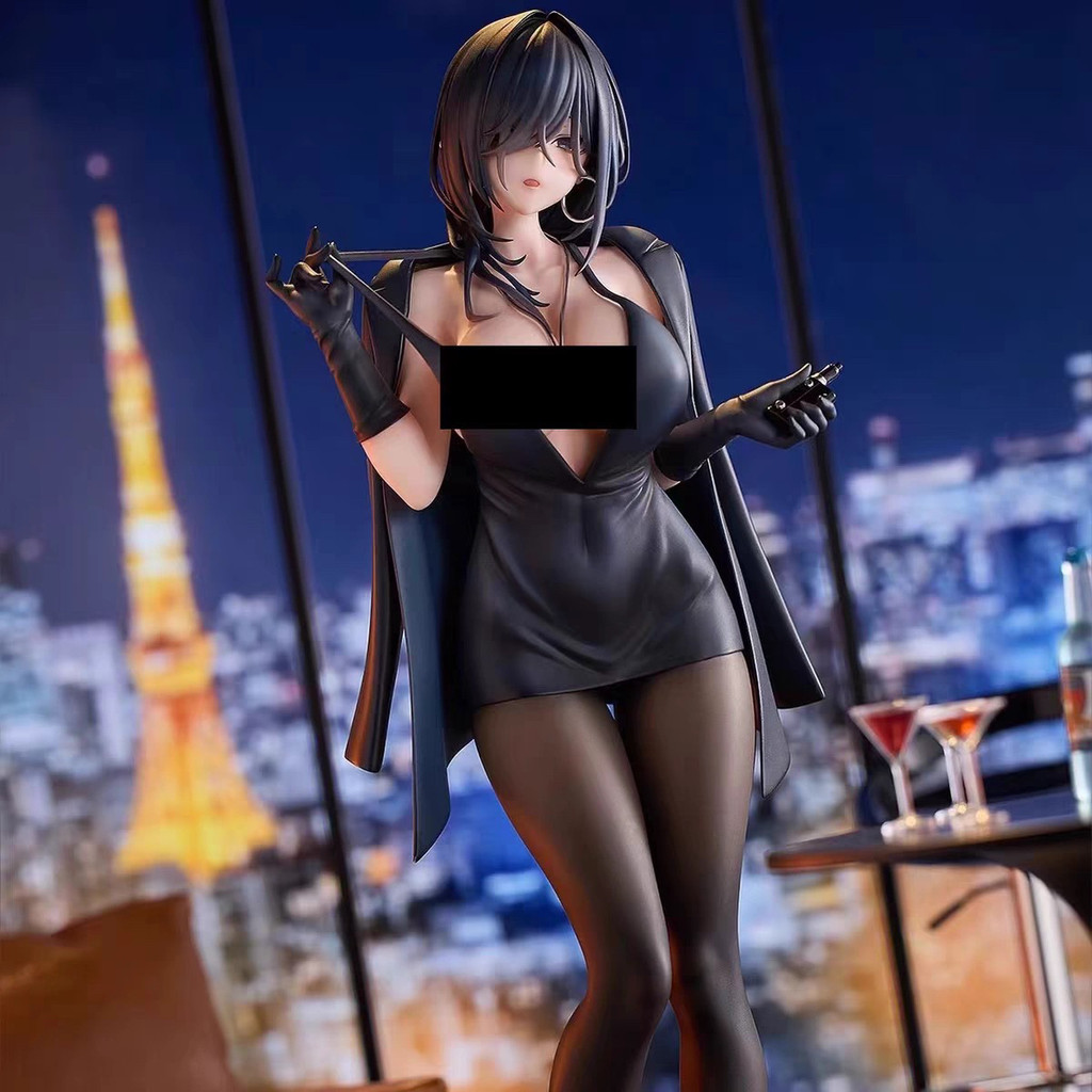 Authentic Original Design HanaBee Yokoyama Iwami Black Dress Ver. 1/6 Scale Bishoujo Figure