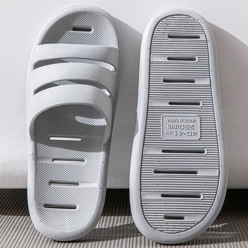 Slippers for Men and Women, Soft Sole, Couple's Indoor Home Slippers, Non-Slip, Hollow Design, Water