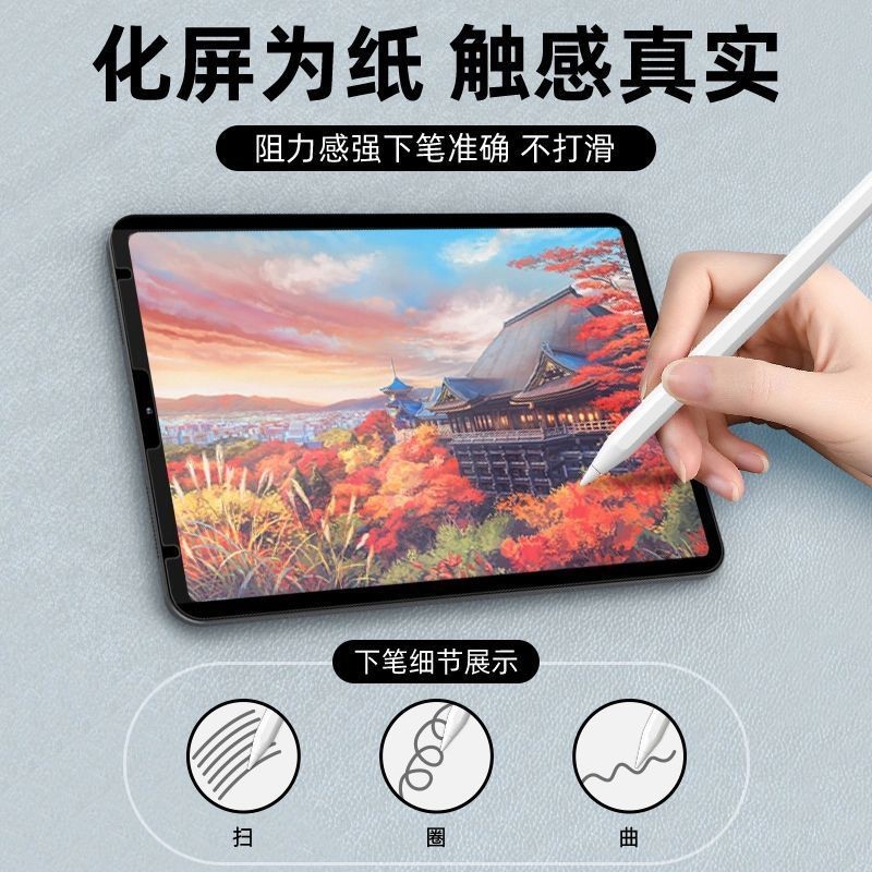 แนะนํา/เลือกiPad Paper-like Film air6/5 สไตล์ใหม่ 2024mini7 ฟิล์มป้องกันแท็บเล็ต Apple 10th Generati