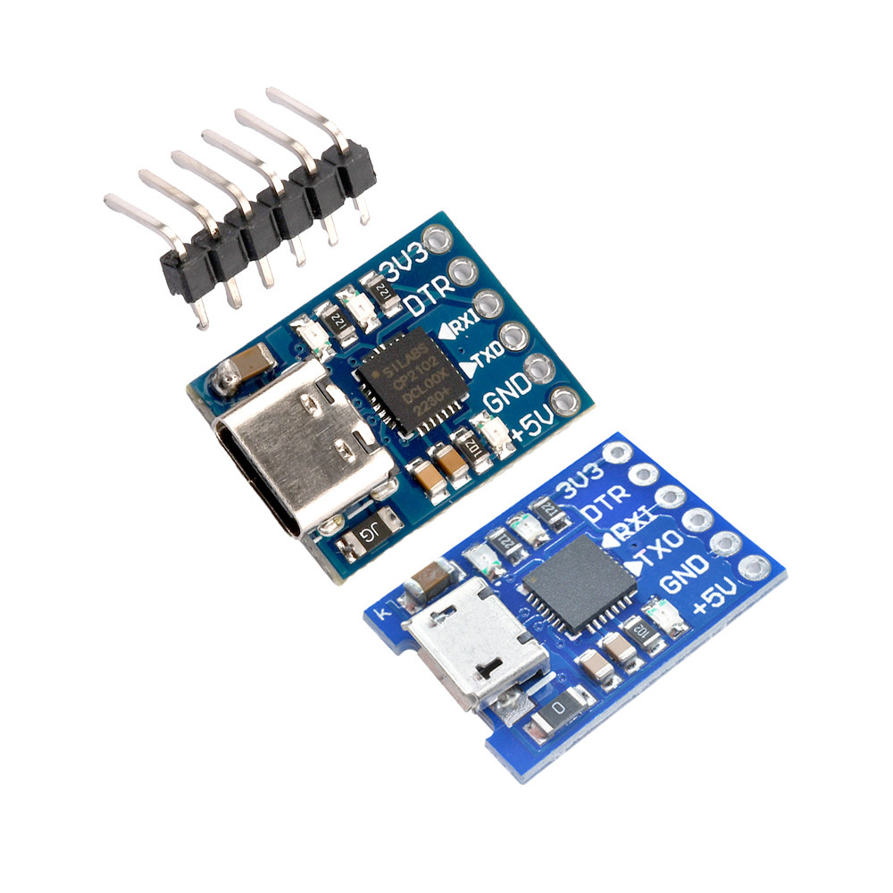 CP2102 Type-C/Micro USB ถึง UART TTL 6PIN Connector โมดูล Serial Converter STC เปลี่ยน FT232