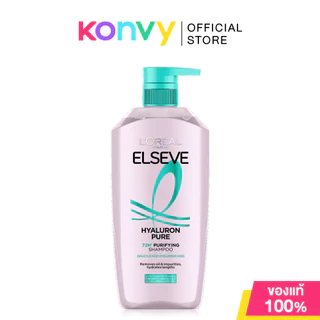 Loreal Paris Elseve Hyaluron Pure 72H Purifying Shampoo 400ml ลอรีอัล ปารีส แชมพู.